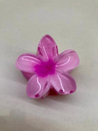 Petites pinces barettes à cheveux colorées en forme de fleurs de tiaré