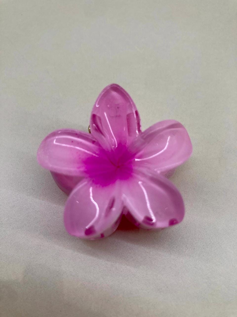 Petites pinces barettes à cheveux colorées en forme de fleurs de tiaré