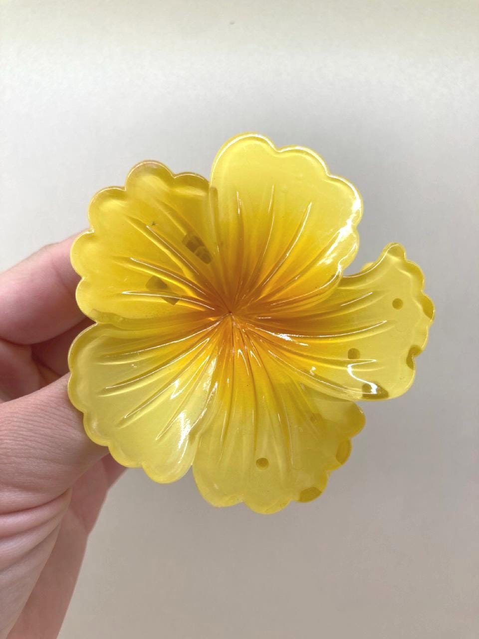 Pince à cheveux fleur d'Hibiscus- accessoires pour cheveux fleur coiffure cadeau pince à cheveux d'été coiffure d'été