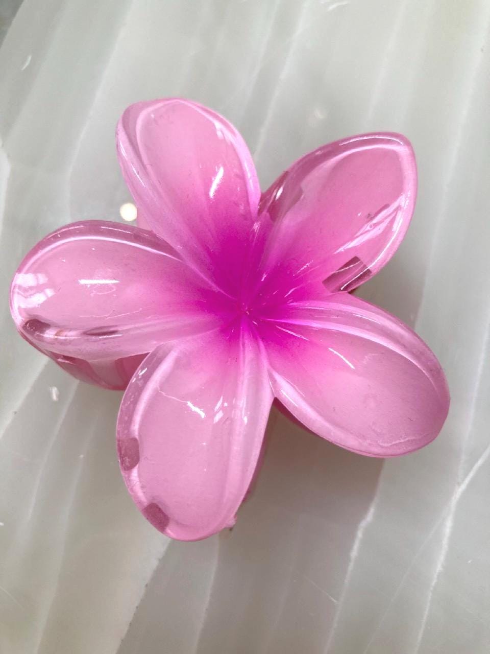 Pinces barettes à cheveux colorées en forme de fleurs de tiaré