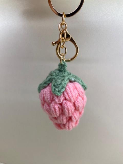 Porte clé fruits et fleurs , grigri de sac et de clés