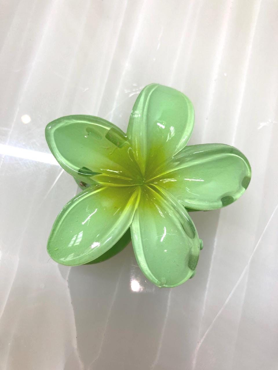 Pinces barettes à cheveux colorées en forme de fleurs de tiaré
