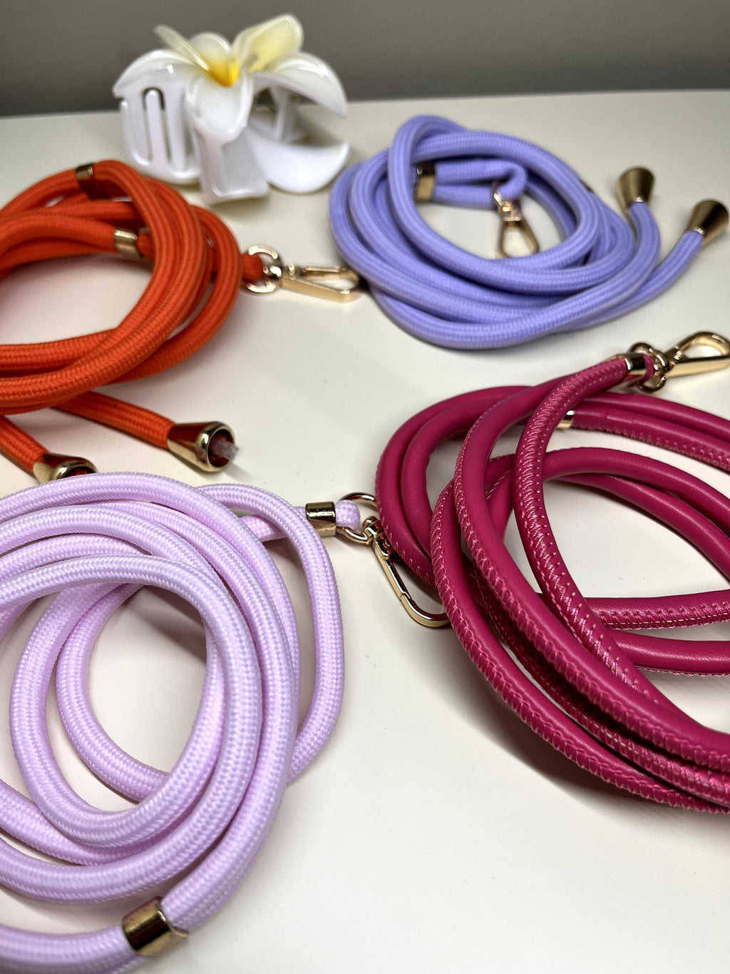 Corde de téléphone universelle en tissu – Bandoulière ajustable pour smartphone – Lanière tour de cou