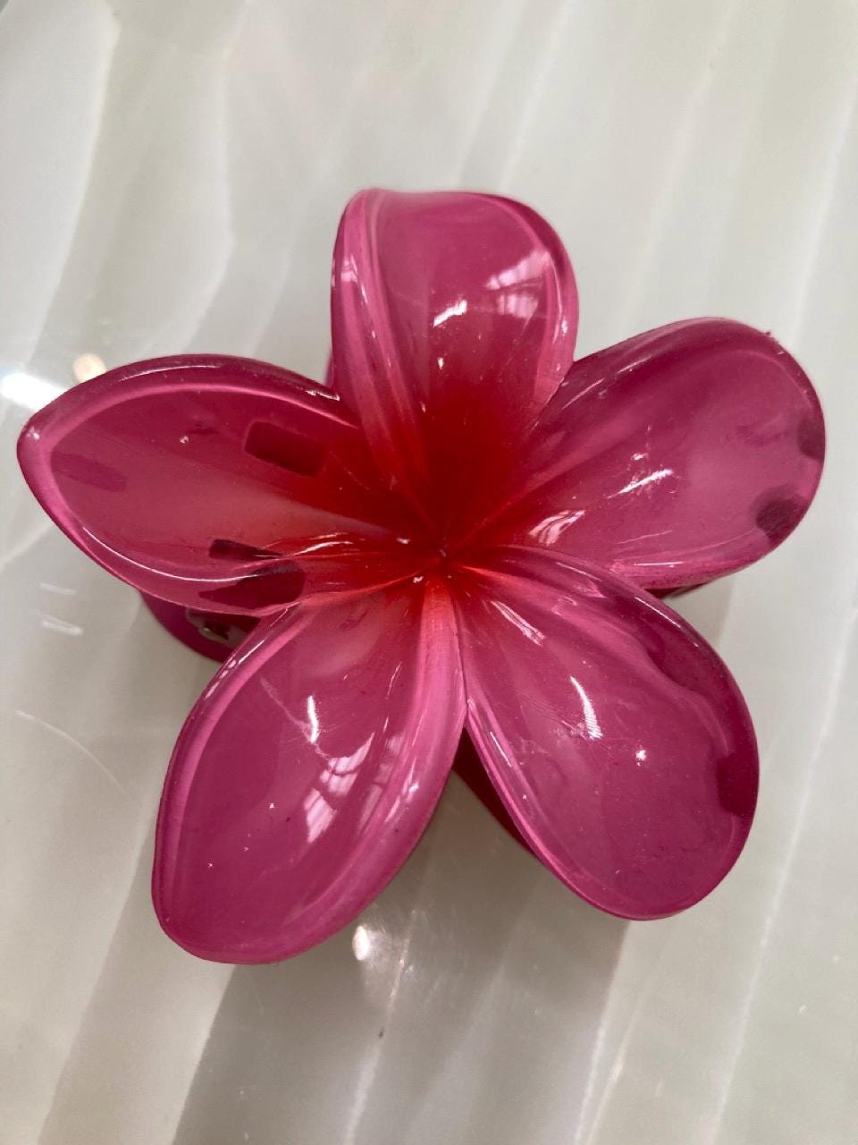 Pinces barettes à cheveux colorées en forme de fleurs de tiaré