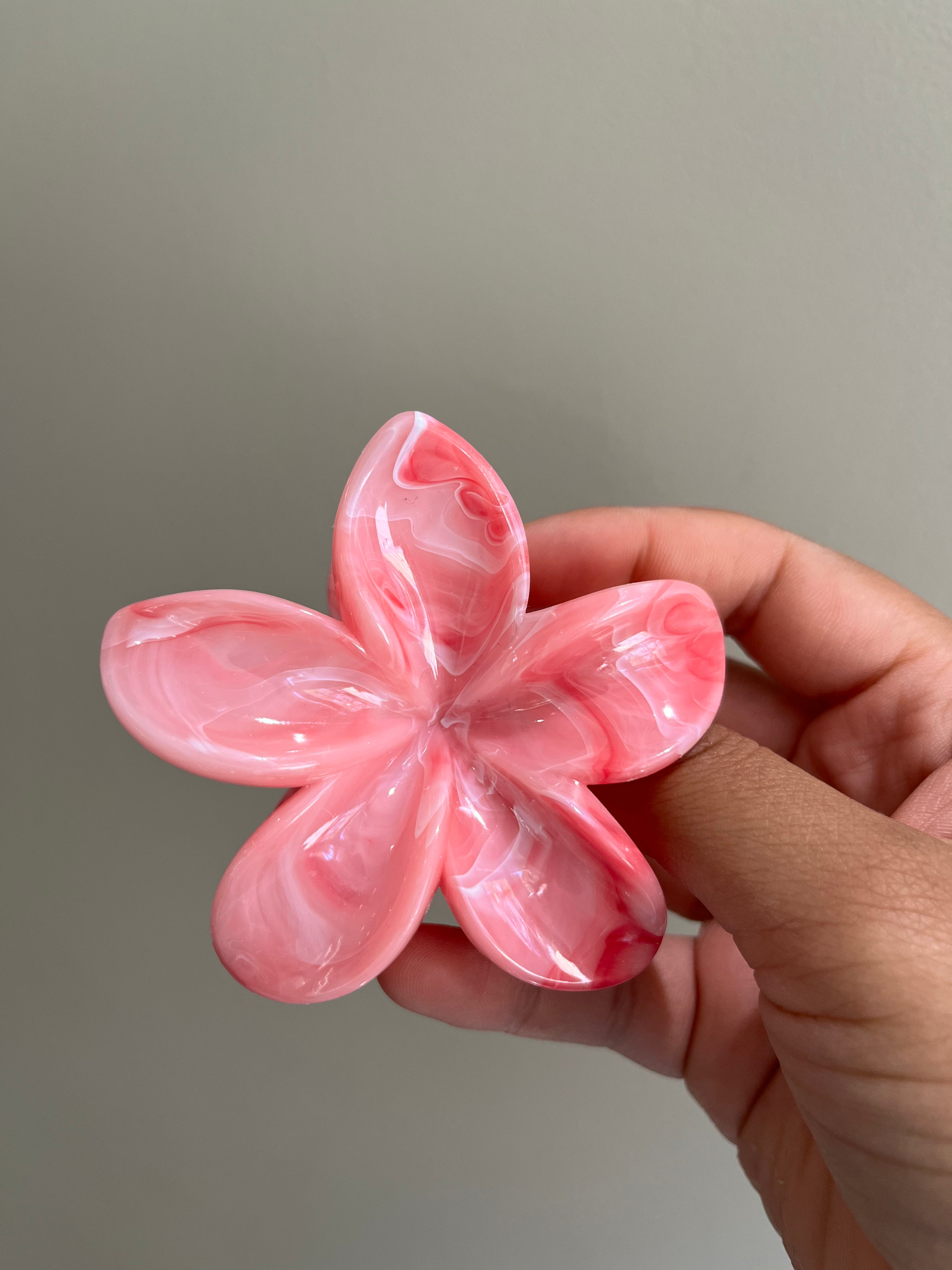 Pinces barettes à cheveux en forme de fleurs de tiaré