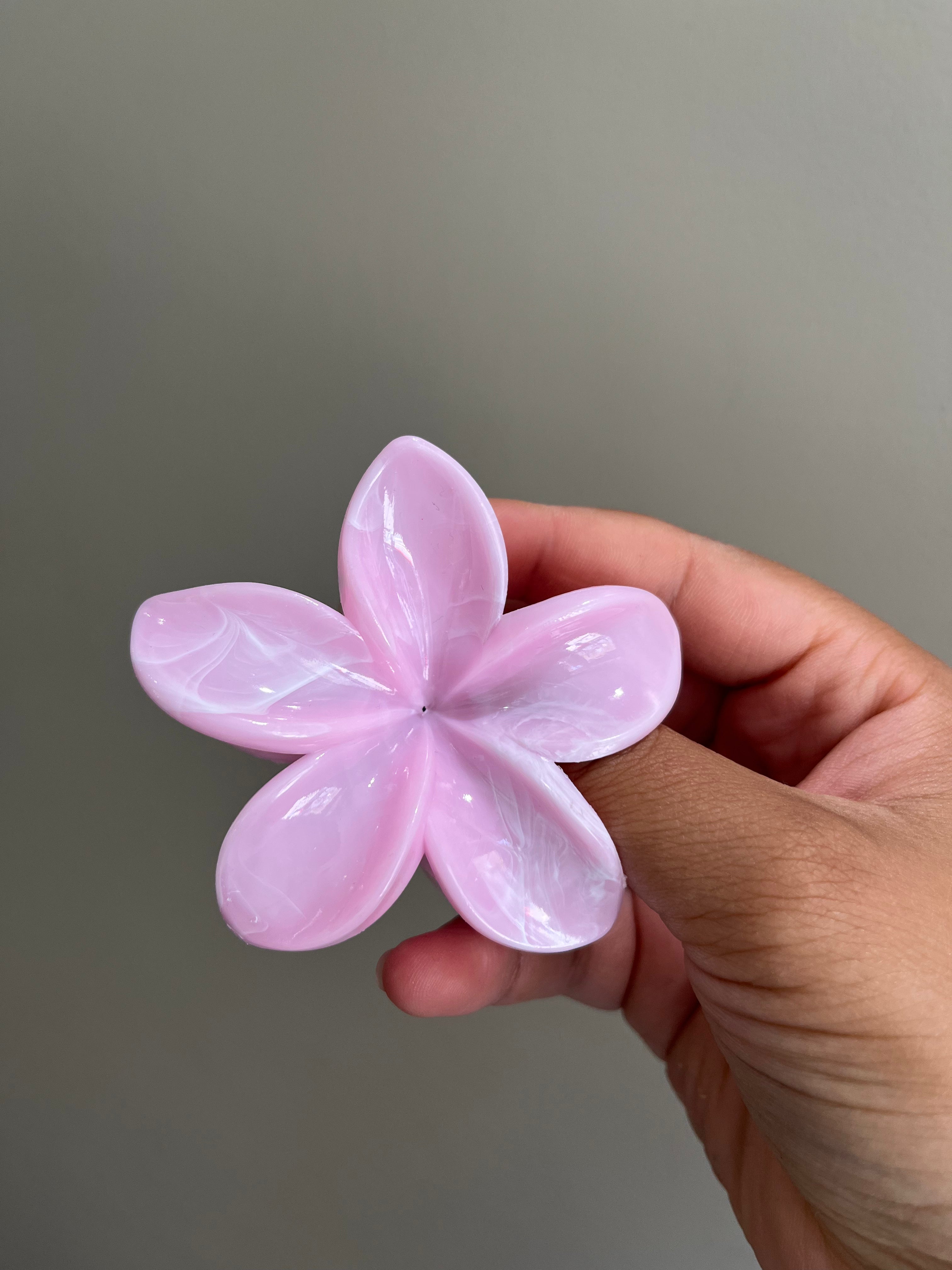 Pinces barettes à cheveux en forme de fleurs de tiaré