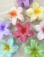 Pinces barettes à cheveux en forme de fleurs de tiaré