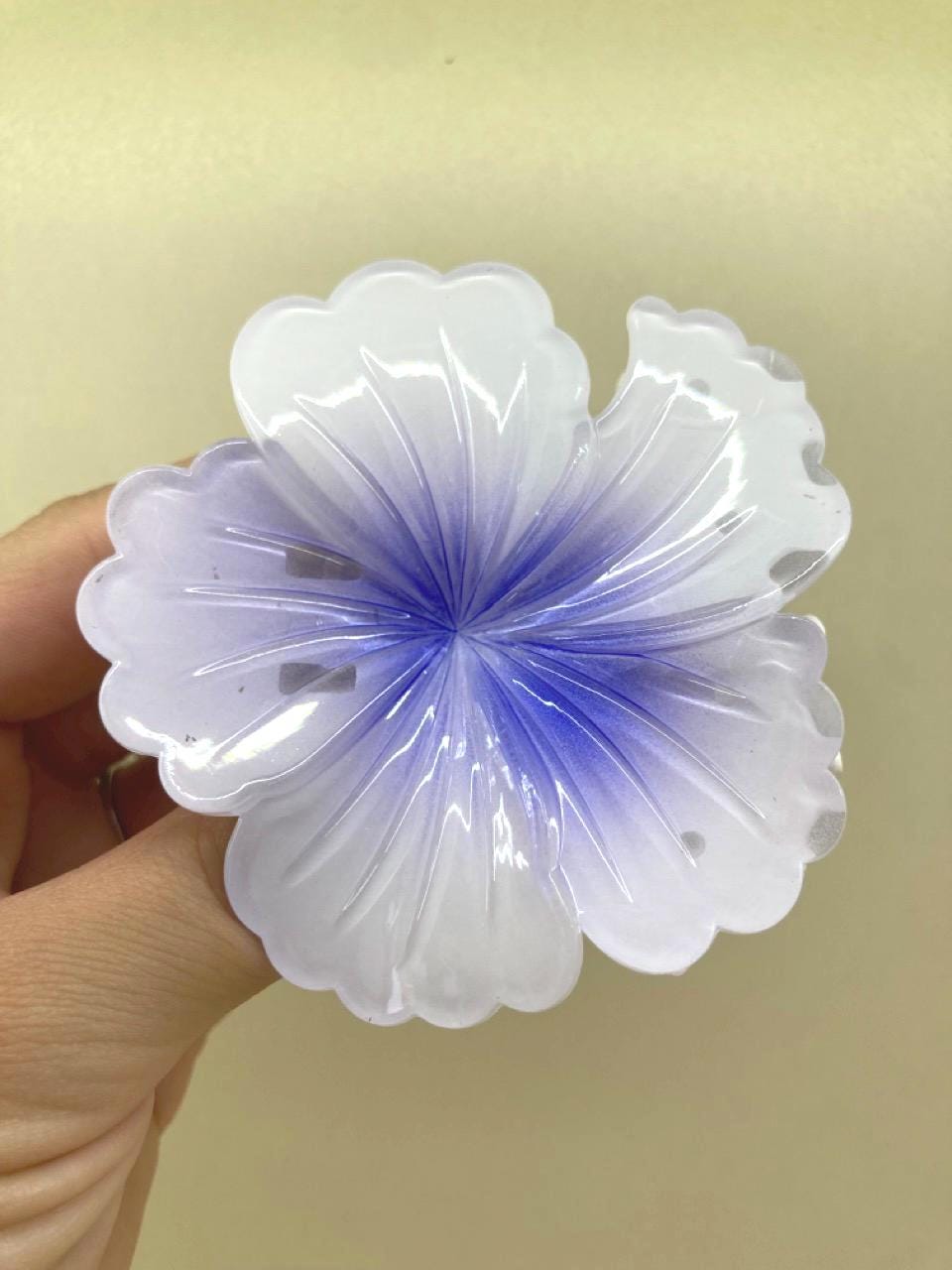 Pince à cheveux fleur d'Hibiscus- accessoires pour cheveux fleur coiffure cadeau pince à cheveux d'été coiffure d'été
