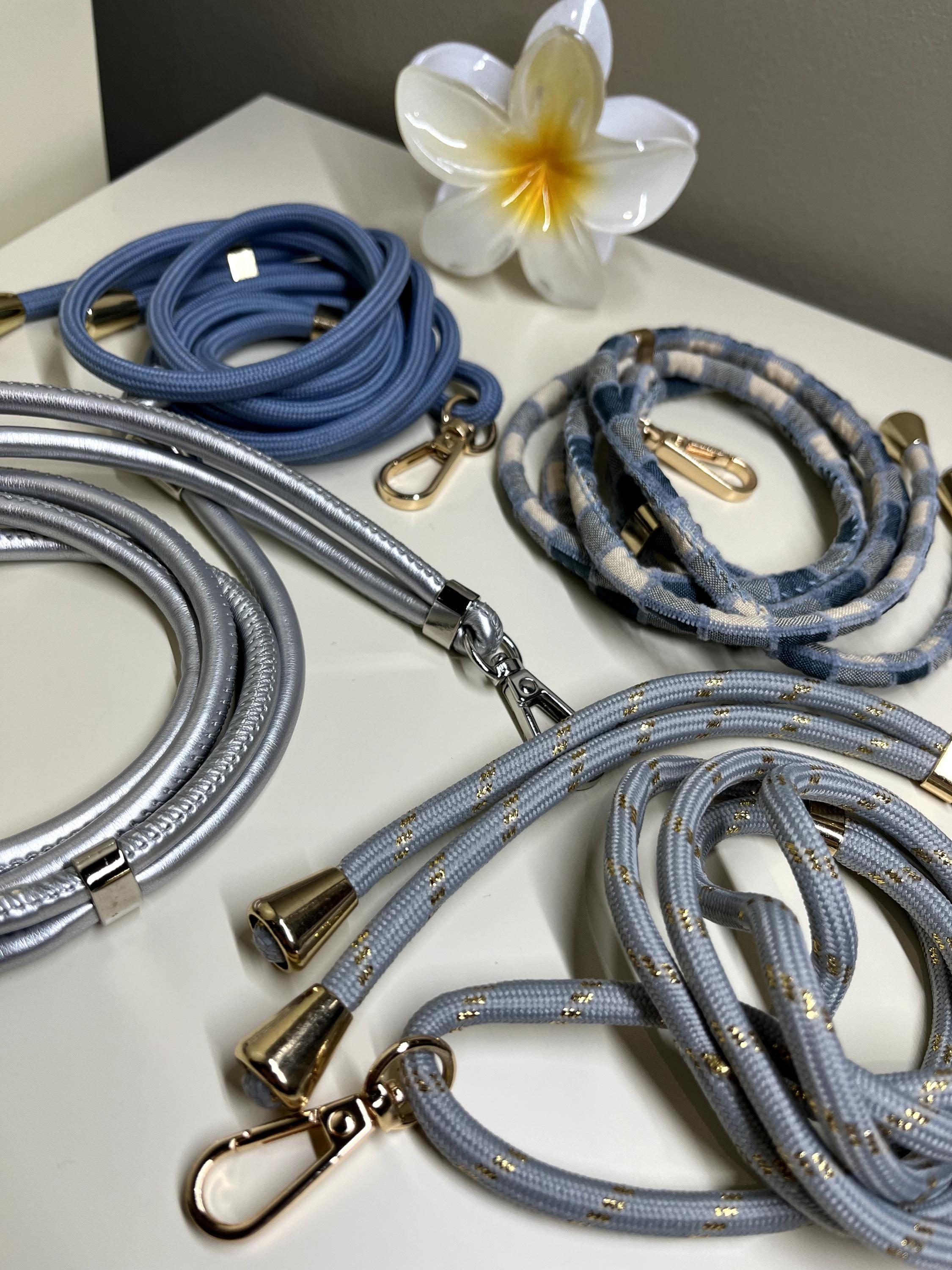 Corde de téléphone universelle en tissu – Bandoulière ajustable pour smartphone – Lanière tour de cou
