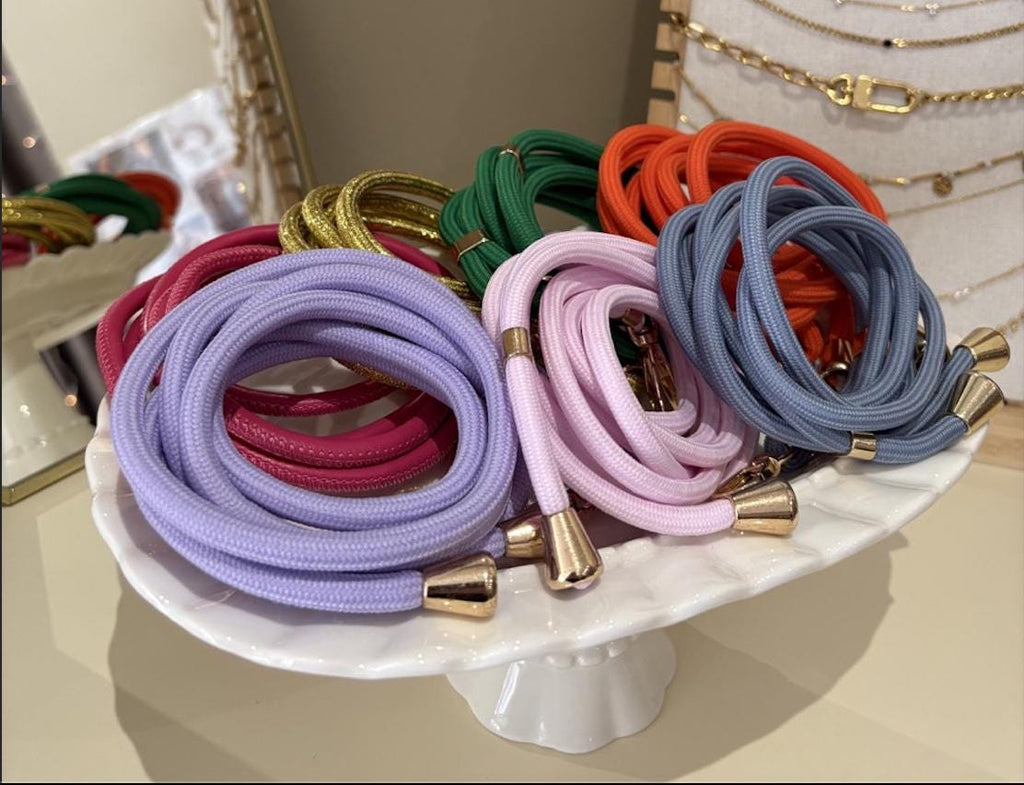 Corde de téléphone universelle en tissu – Bandoulière ajustable pour smartphone – Lanière tour de cou