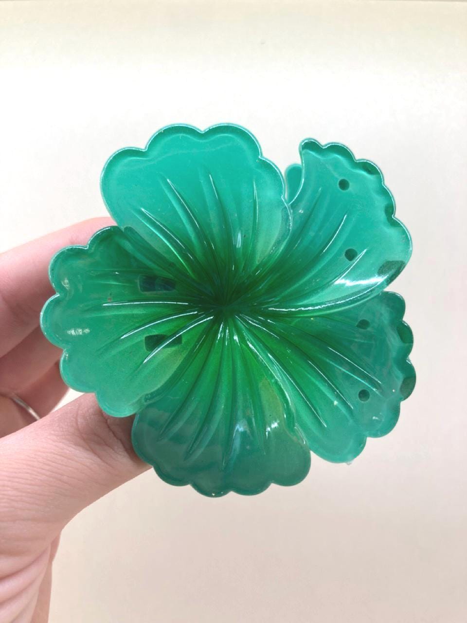 Pince à cheveux fleur d'Hibiscus- accessoires pour cheveux fleur coiffure cadeau pince à cheveux d'été coiffure d'été