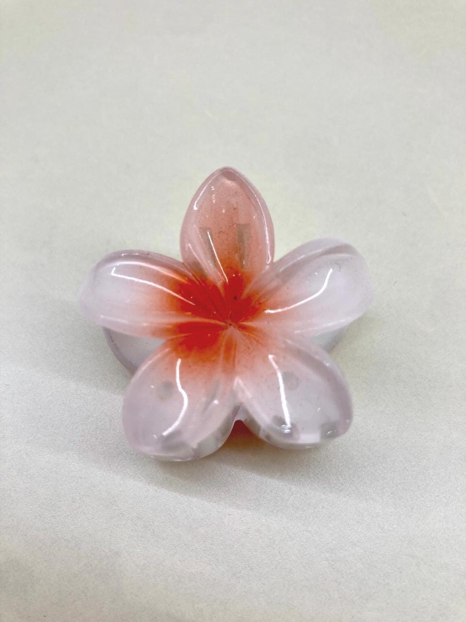 Petites pinces barettes à cheveux colorées en forme de fleurs de tiaré