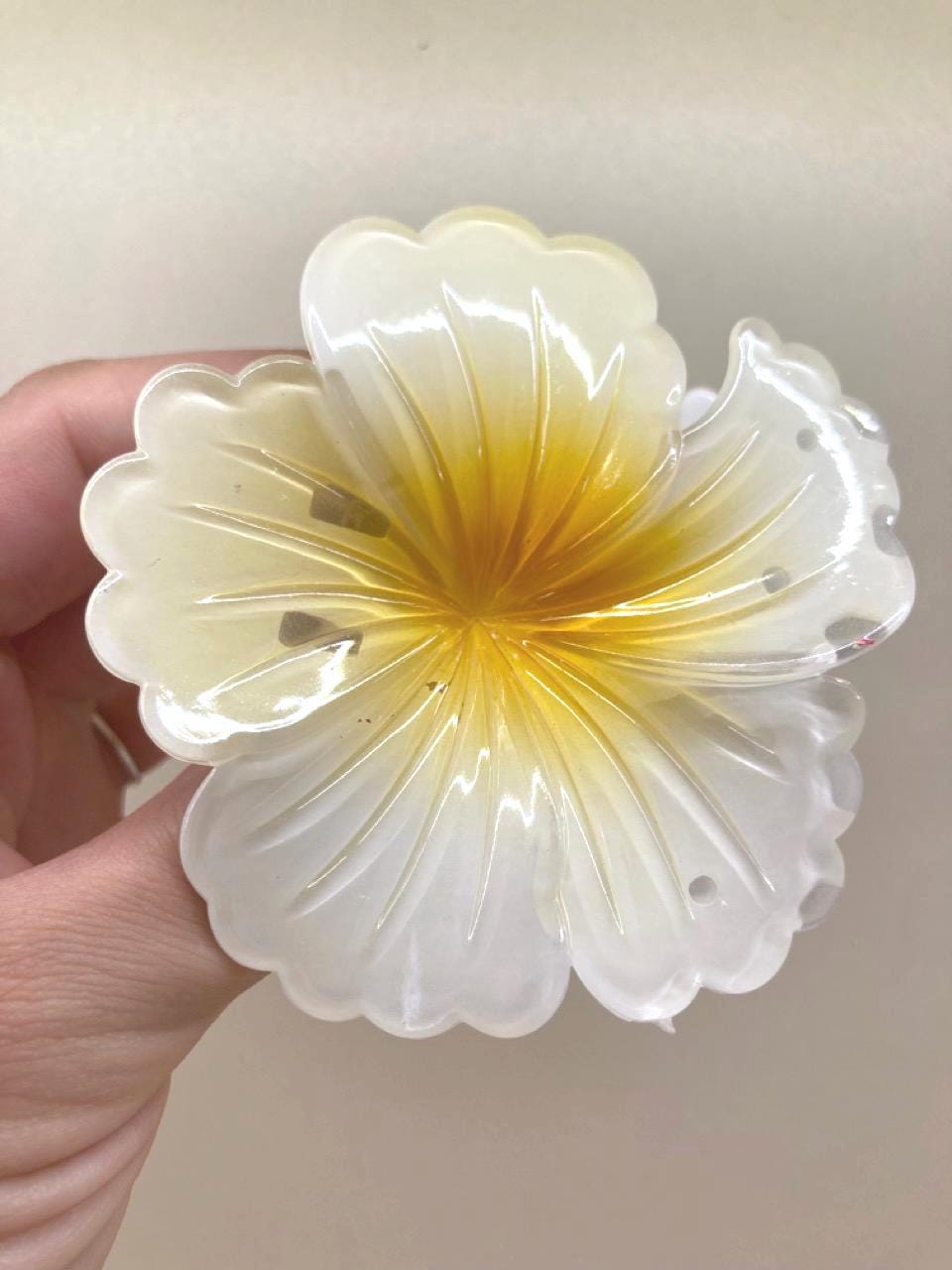 Pince à cheveux fleur d'Hibiscus- accessoires pour cheveux fleur coiffure cadeau pince à cheveux d'été coiffure d'été