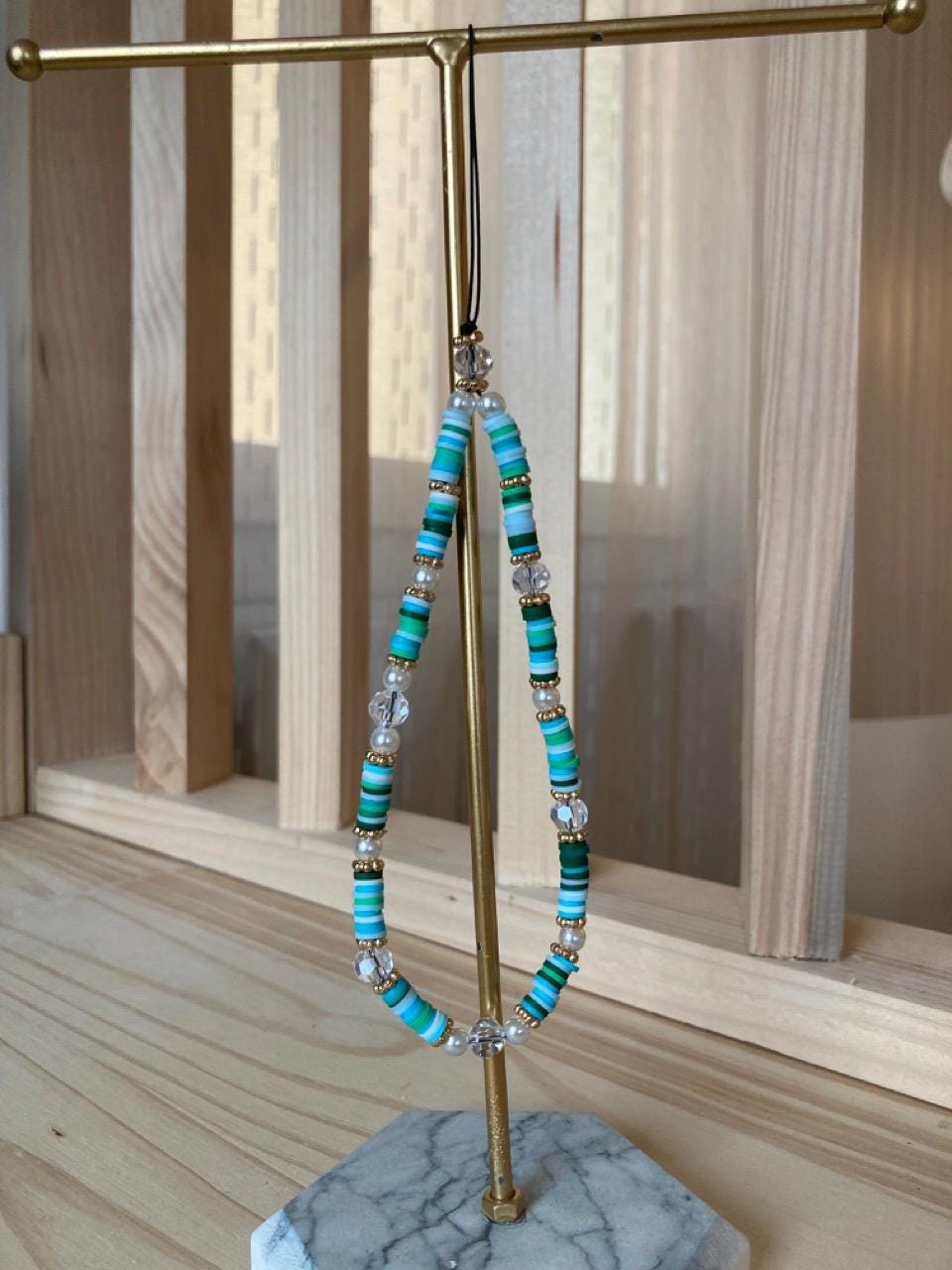 Bijoux de téléphone, dragonne pour téléphone avec perles colorées, Chaîne pour téléphone, Breloque pour téléphone, Accessoires de téléphone