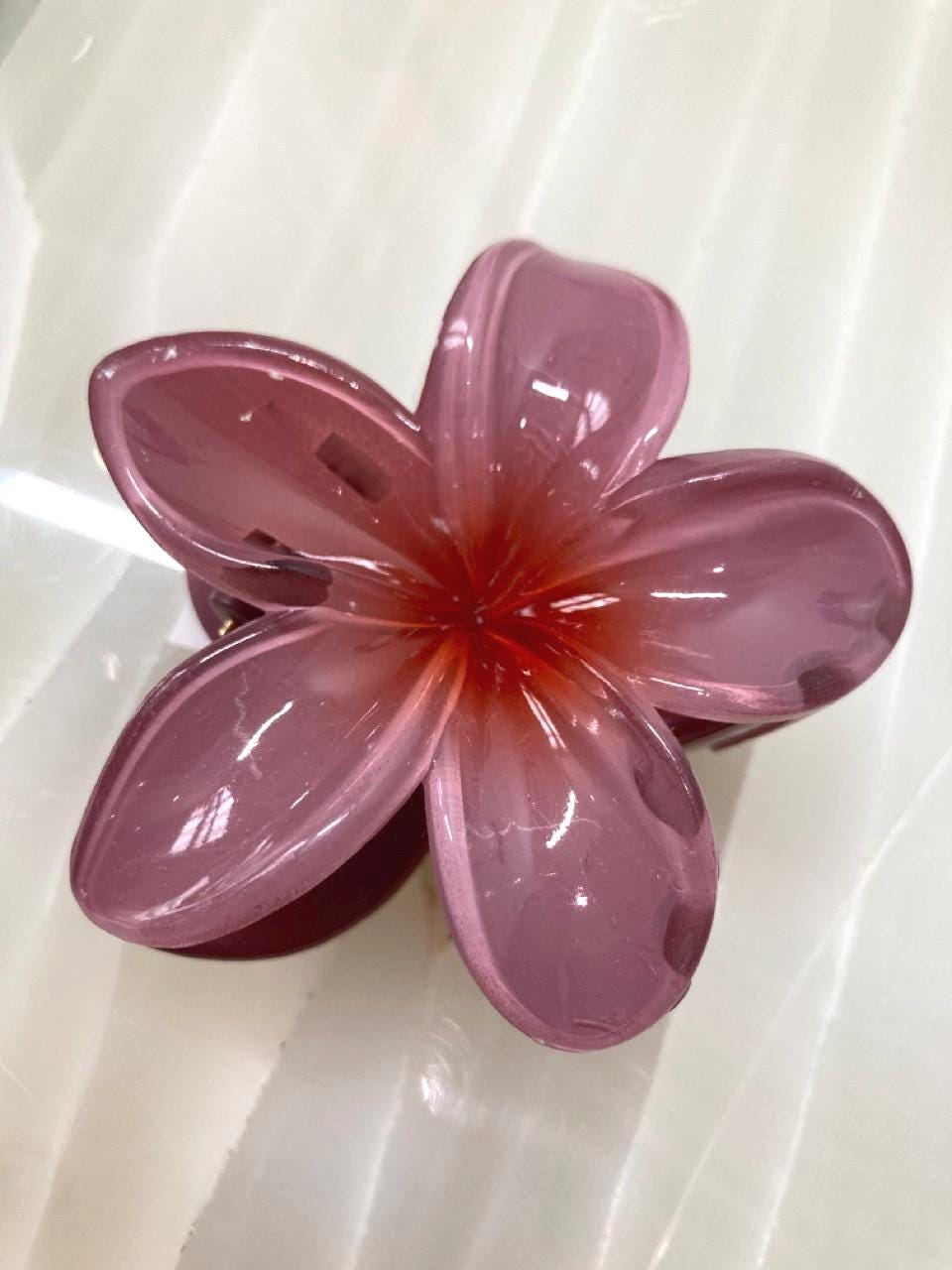 Pinces barettes à cheveux colorées en forme de fleurs de tiaré
